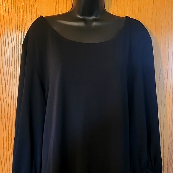 Nwt Calvin Klein Black Blouse - Picture 1 of 4